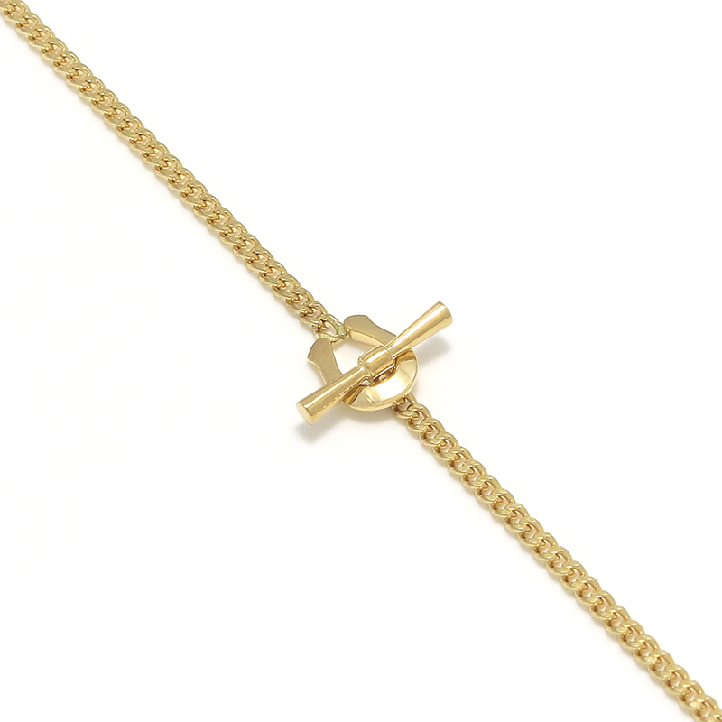 Classic Chain Necklace - Narrow - K18Yellow Gold（クラシックチェーンネックレス - ナロー -  K18イエローゴールド）　SYMPATHY OF SOUL（シンパシーオブソウル）