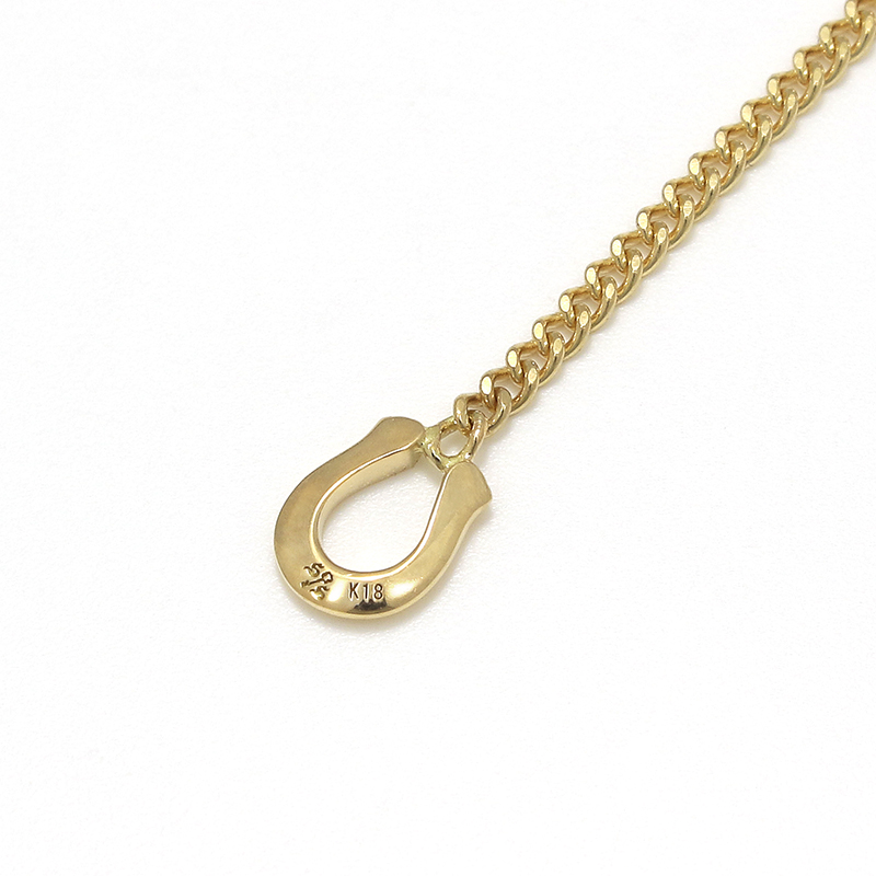 Classic Chain Necklace - Narrow - K18Yellow Gold