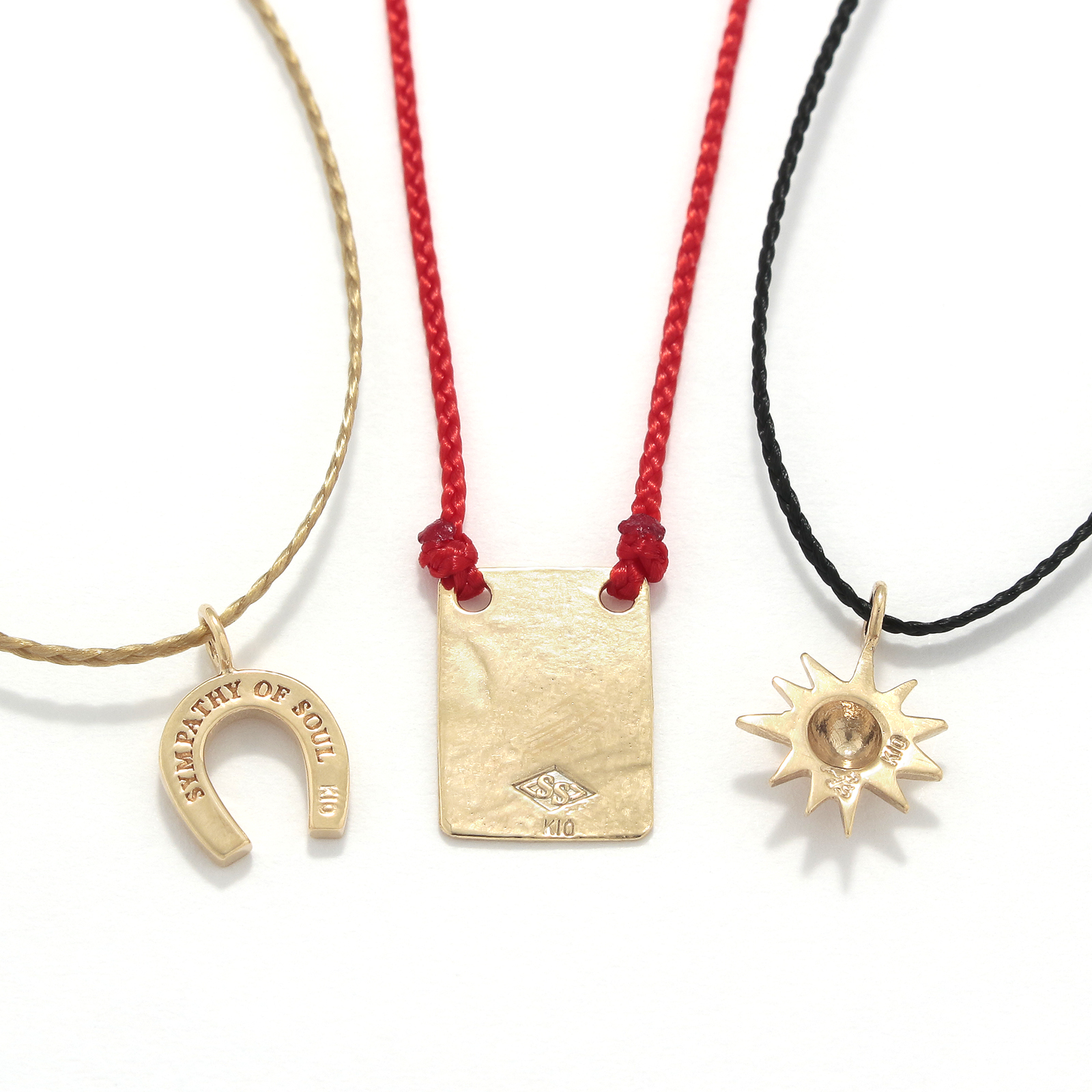 One Mile Jewelry Cord Necklace - K10Yellow Gold