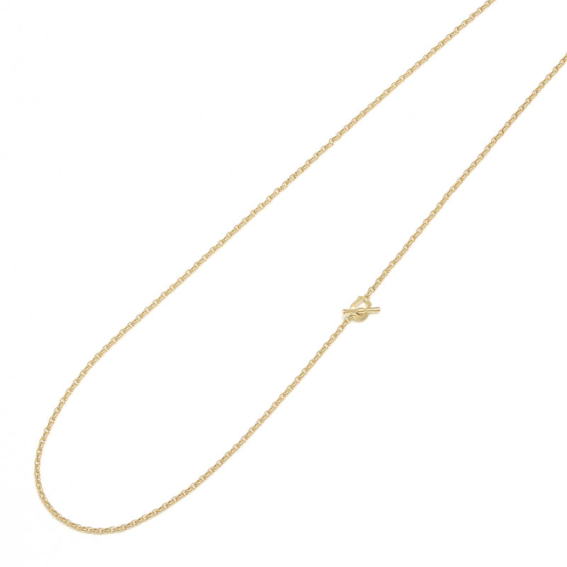 Narrow Classic Chain Necklace - Oval