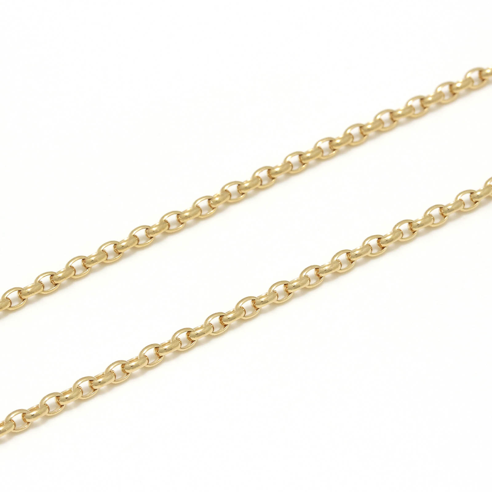 Narrow Classic Chain Necklace - Oval