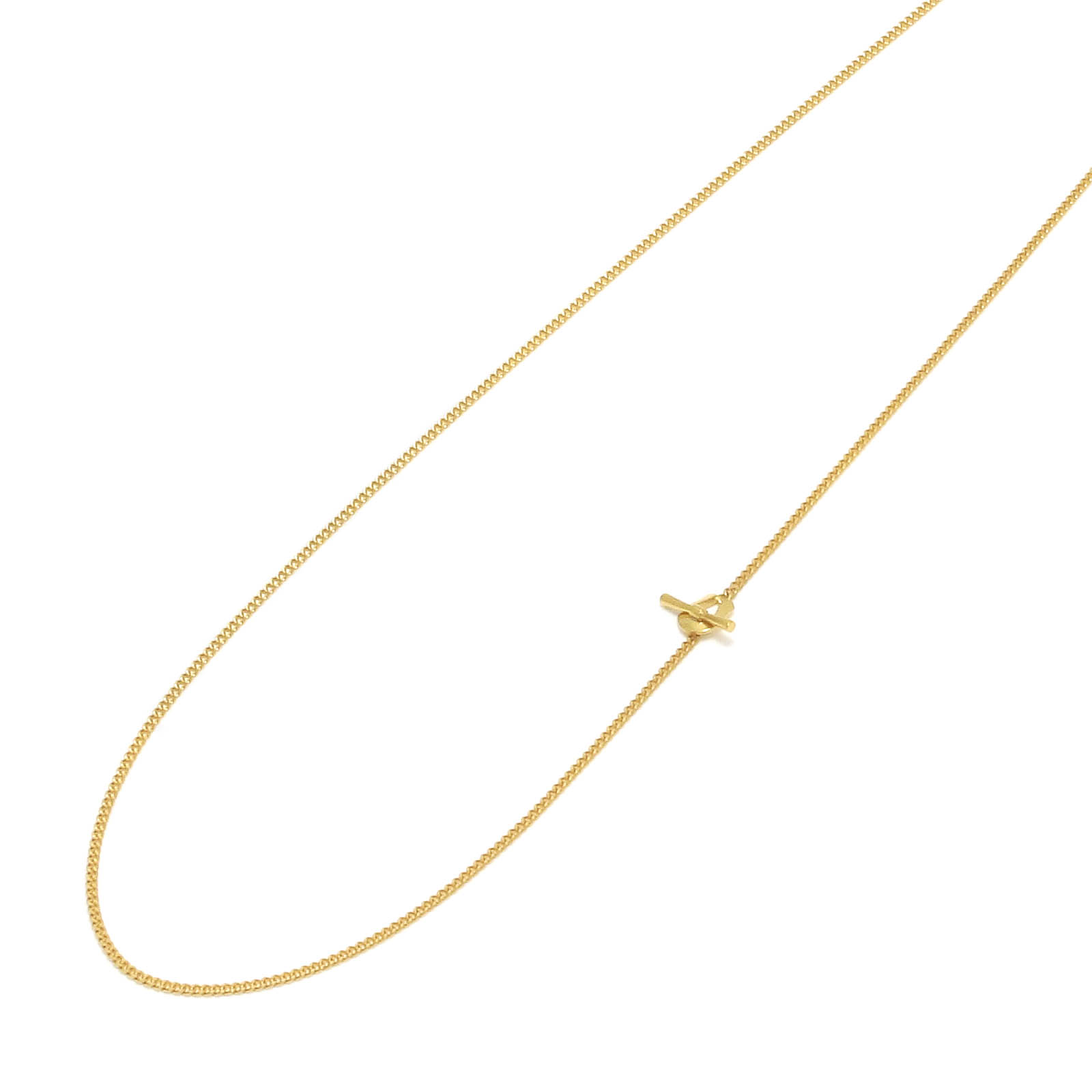 Classic Chain Necklace - Narrow - K24Yellow Gold