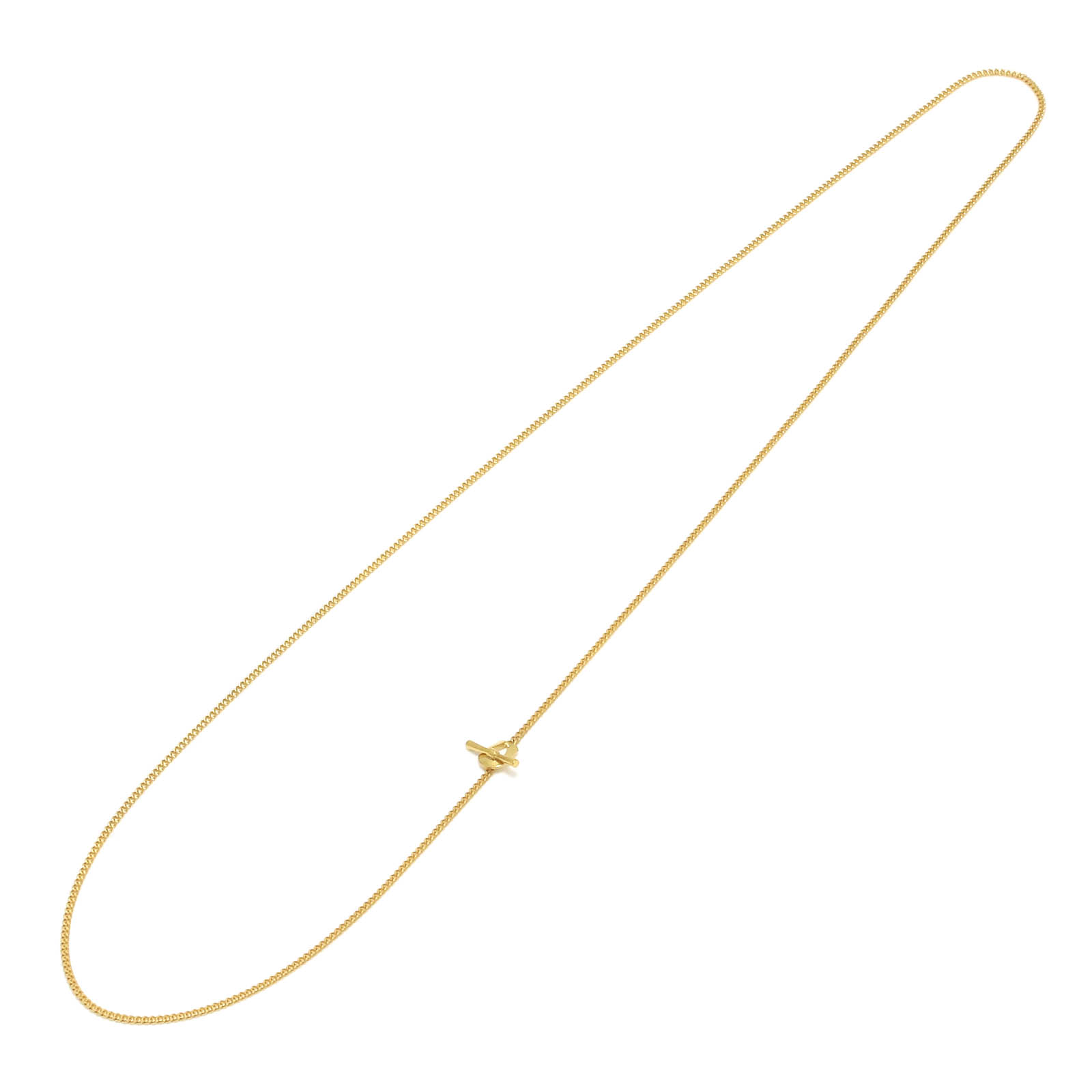 Classic Chain Necklace - Narrow - K24Yellow Gold