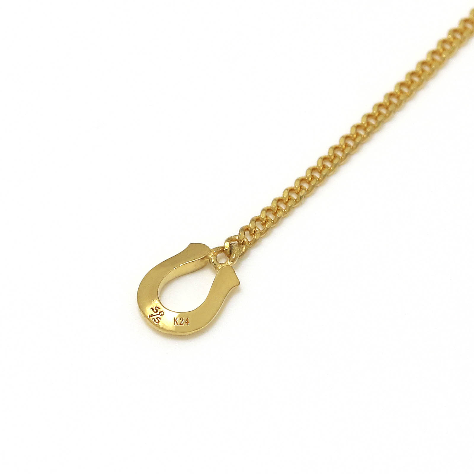 Classic Chain Necklace - Narrow - K24Yellow Gold