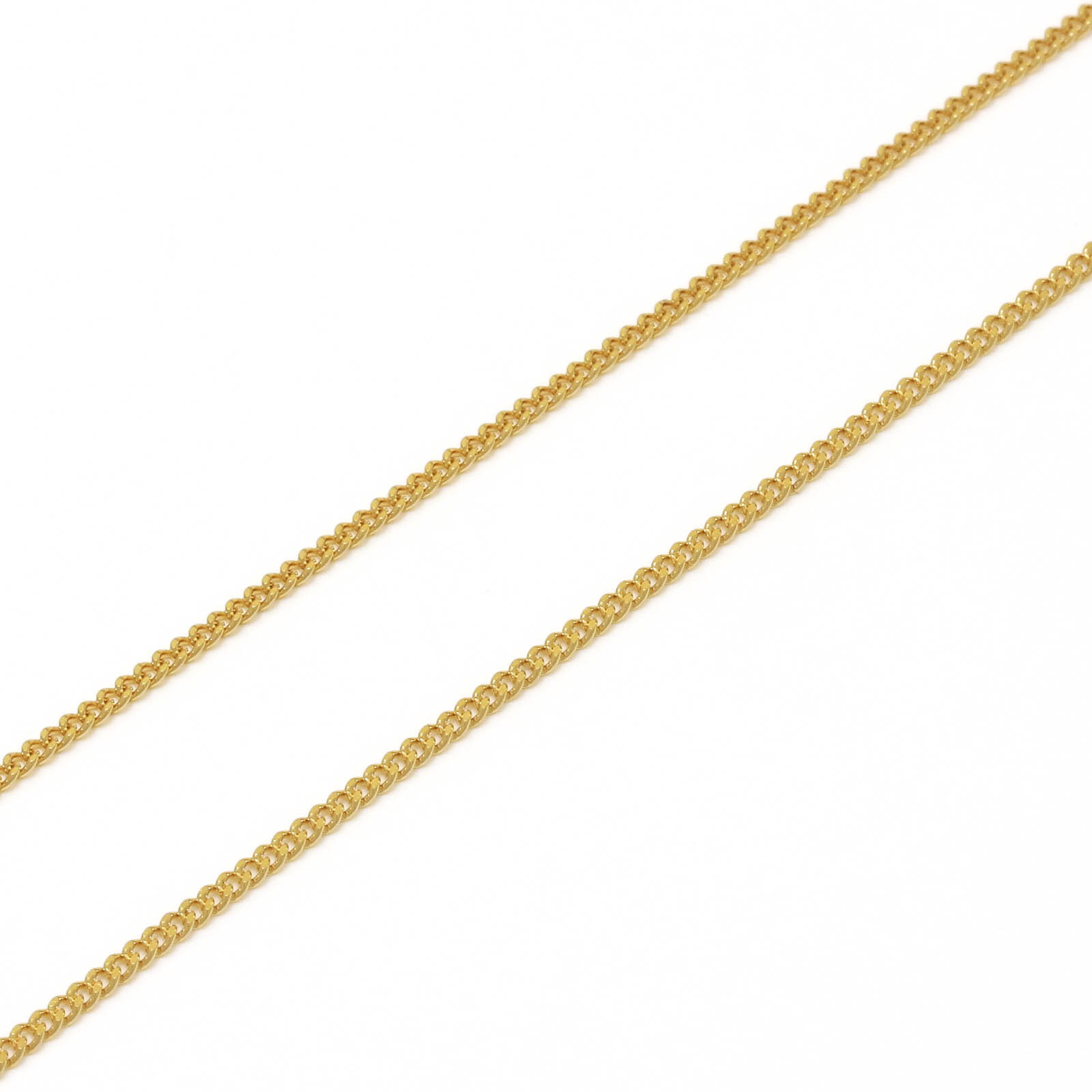 Classic Chain Necklace - Narrow - K24Yellow Gold