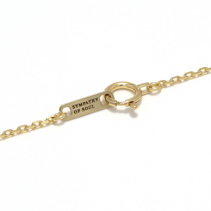 Ridge Horseshoe Necklace - K18Yellow Gold