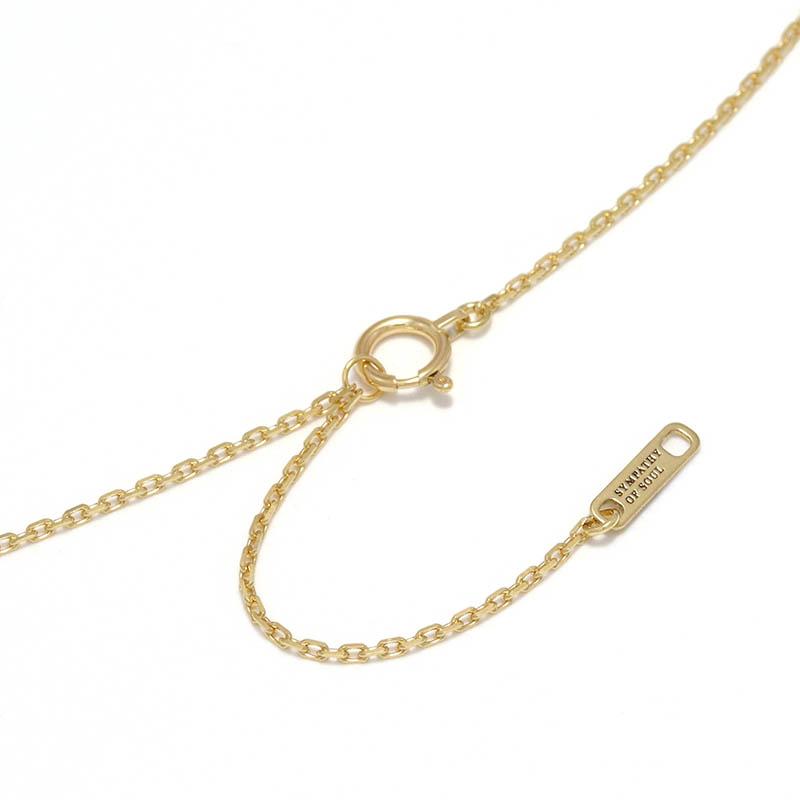 Ridge Horseshoe Necklace - K18Yellow Gold