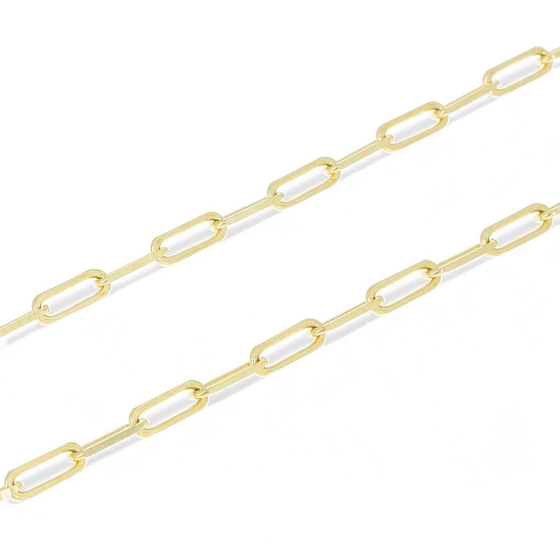 Plain Chain Necklace - K18Yellow Gold