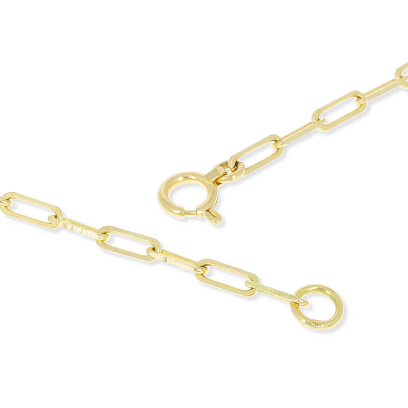 Plain Chain Necklace - K18Yellow Gold