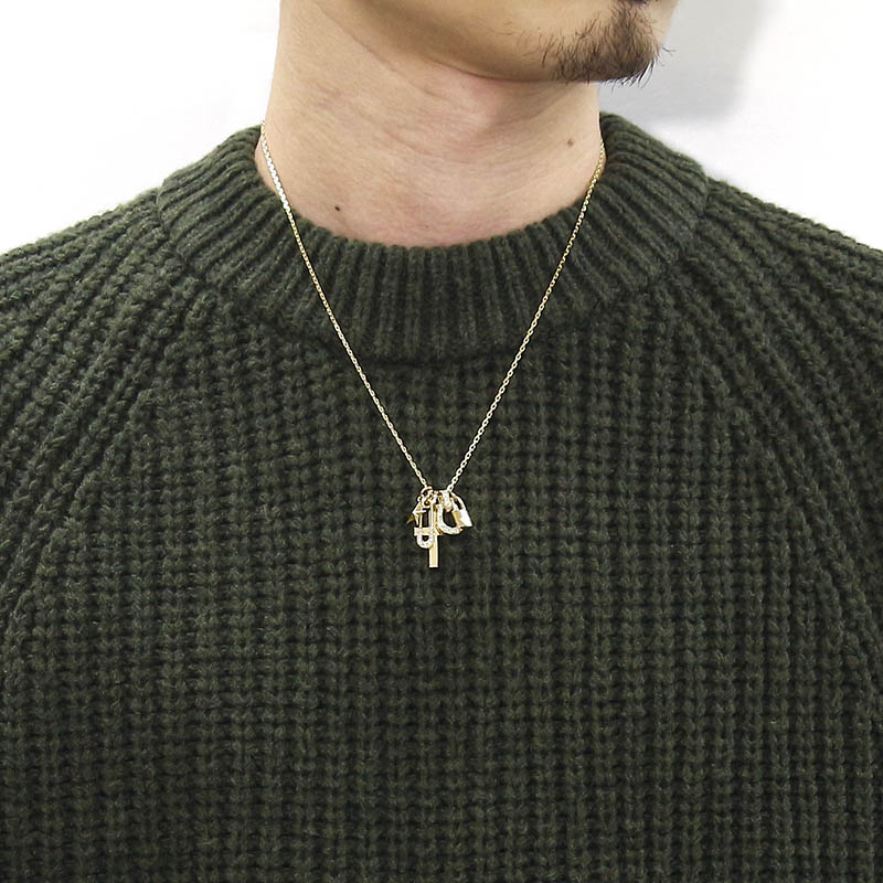WEB Limited Layered Necklace TYPE1 - K18Yellow Gold w/Diamond