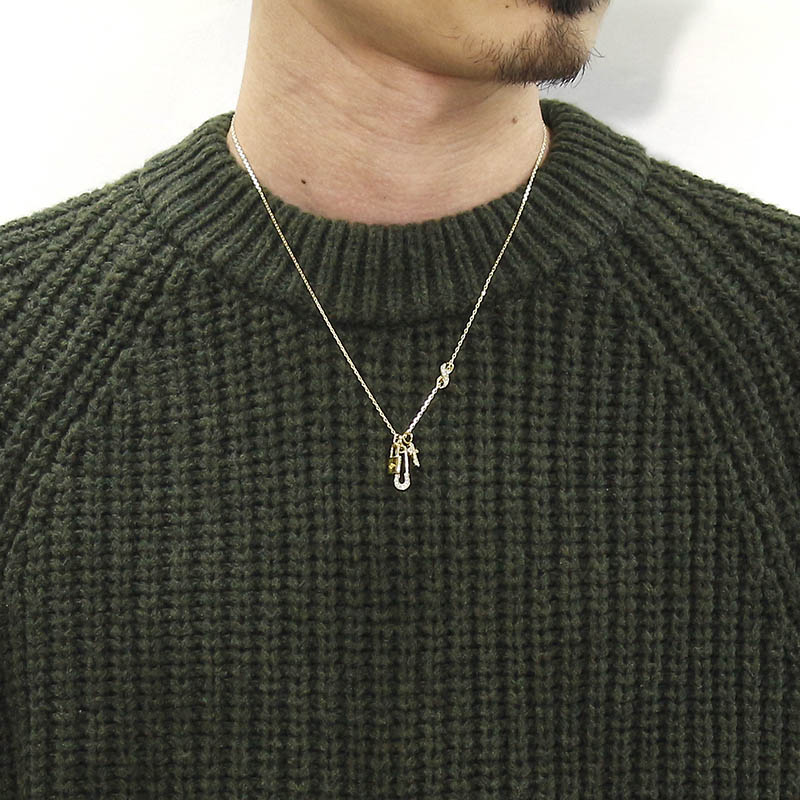 WEB Limited Layered Necklace TYPE2 - K18Yellow Gold w/Diamond