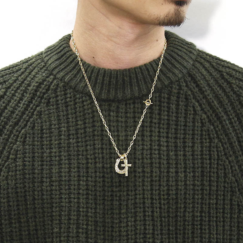 WEB Limited Layered Necklace TYPE3 - K18Yellow Gold w/Diamond