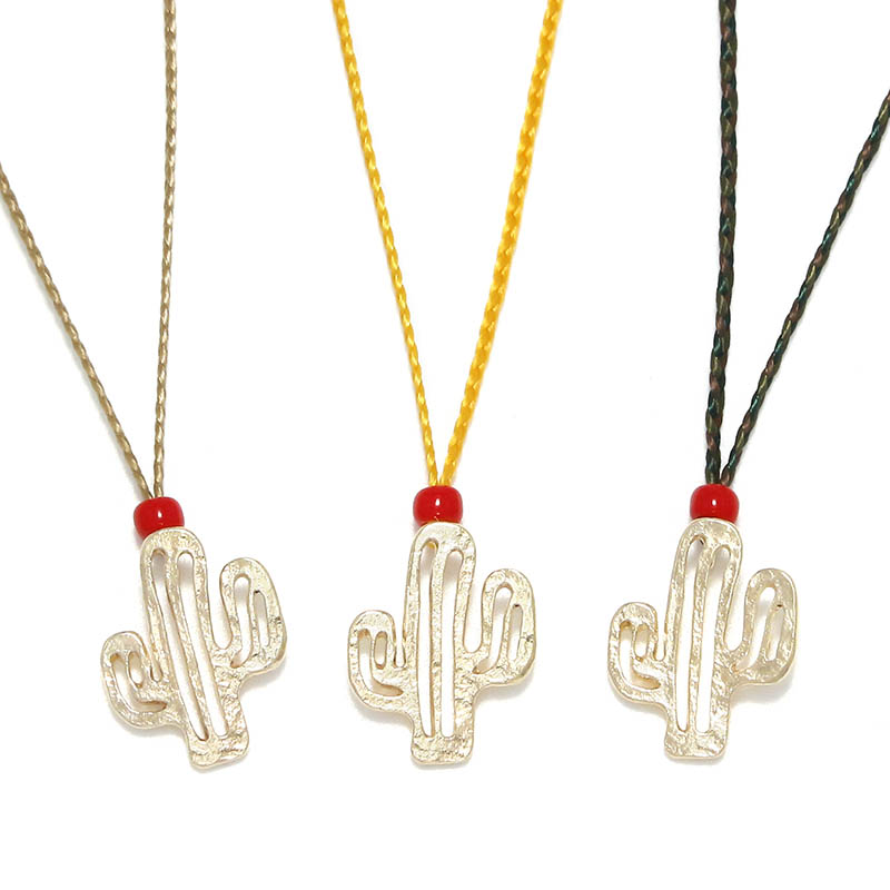 Safari Lounge別注 One Mile Jewelry Cord Necklace - Cactus - K10Yellow Gold