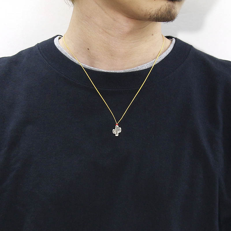 Sympathy Of Soul シンパシーオブソウル Safari Lounge別注 One Mile Jewelry Cord Necklace Cactus K10yellow Gold ワンマイルジュエリーコードネックレス カクタス K10イエローゴールド Sympathy Of Soul シンパシーオブソウル Safari Lounge別注 One Mile Jewelry Cord Necklace Cactus K10yellow Gold ワンマイルジュエリーコードネックレス カクタス K10イエローゴールド