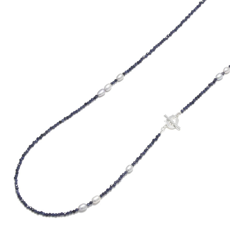 Sapphire&Pearl Beads Necklace(サファイア&パールビーズネックレス) SYMPATHY OF SOUL(シンパシーオブソウル) Sapphire&Pearl Beads Necklace(サファイア&パールビーズネックレス) SYMPATHY OF SOUL(シンパシーオブソウル)