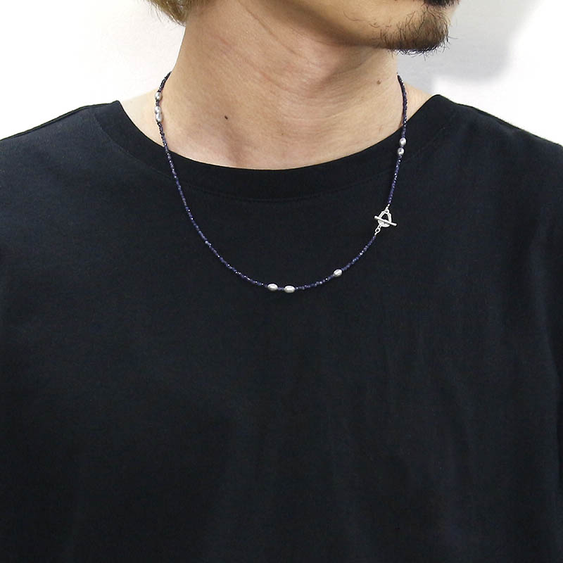 Sapphire&Pearl Beads Necklace(サファイア&パールビーズネックレス) SYMPATHY OF SOUL(シンパシーオブソウル) Sapphire&Pearl Beads Necklace(サファイア&パールビーズネックレス) SYMPATHY OF SOUL(シンパシーオブソウル)