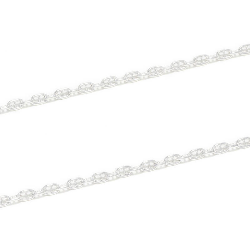 Classic Chain Necklace - Anchor - Silver