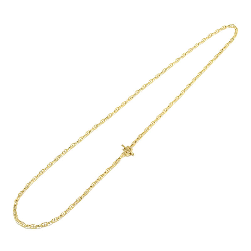 Classic Chain Necklace - Anchor - K18Yellow Gold