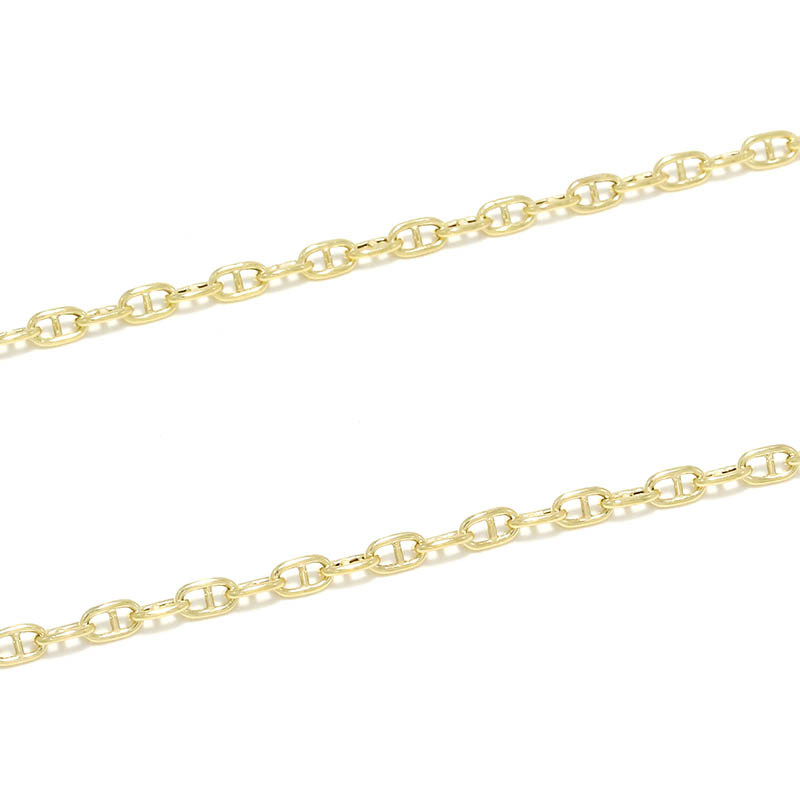 Classic Chain Necklace - Anchor - K18Yellow Gold><br><br>
<img src=