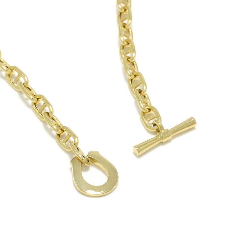 Classic Chain Necklace - Anchor - K18Yellow Gold