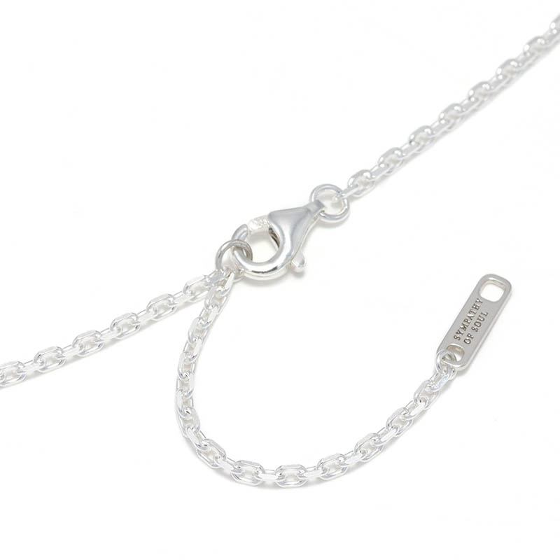 Ridge Horseshoe Necklace Large - Silver