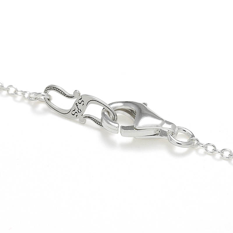 LG Diamond Horseshoe Necklace - Silver