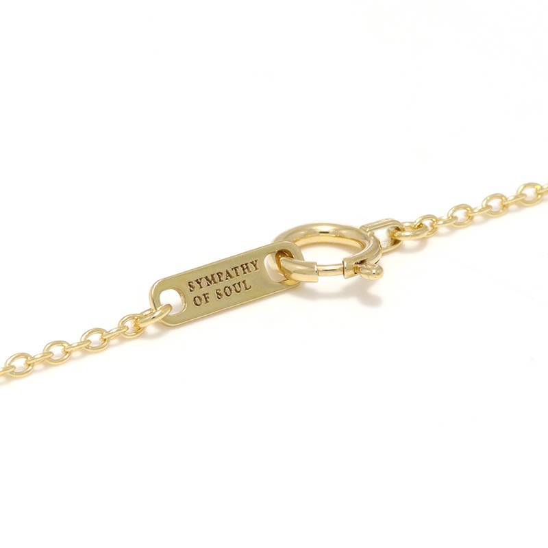 LG Diamond Horseshoe Necklace - K18Yellow Gold