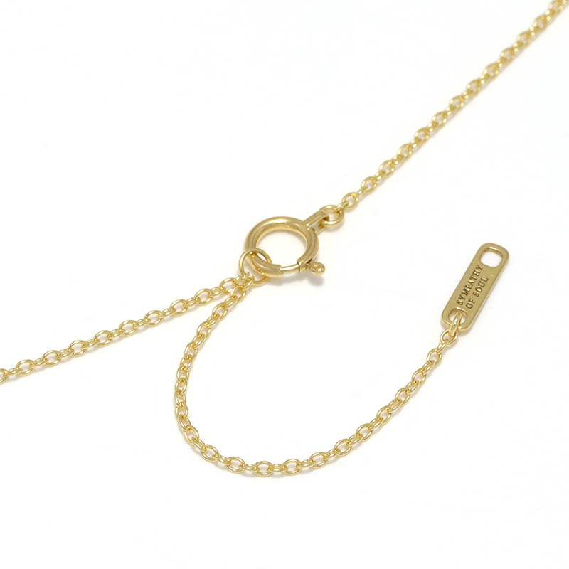 LG Diamond Horseshoe Necklace - K18Yellow Gold