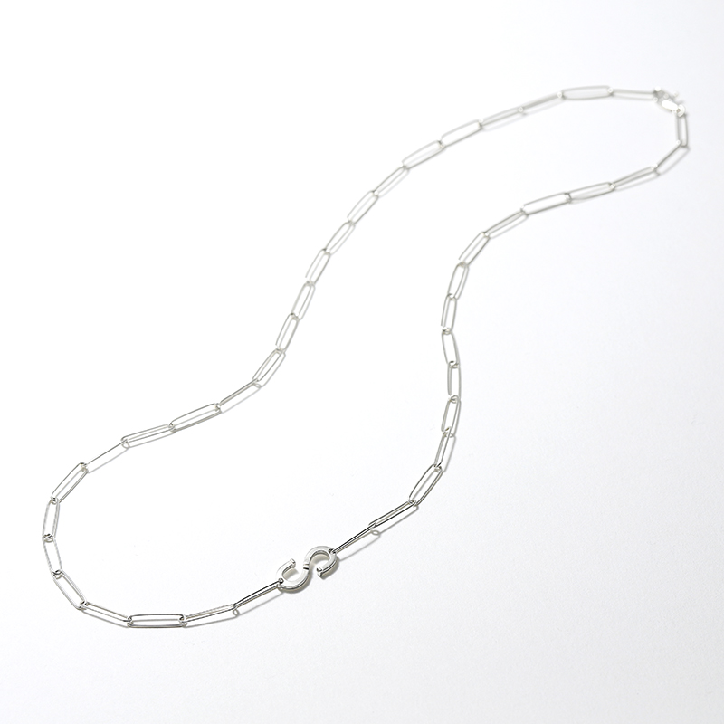 FORZA STYLE紹介商品 Horseshoe “S” Chain Necklace - Silver（ホースシュー “S” チェーンネックレス  - シルバー）　SYMPATHY OF SOUL（シンパシーオブソウル）