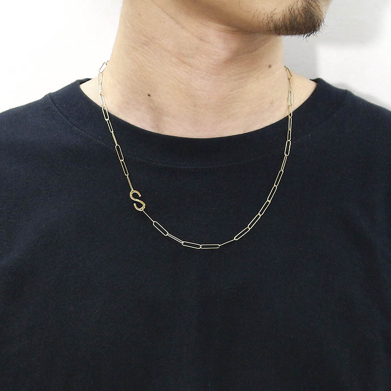 Horseshoe “S” Chain Necklace - K18Yellow Gold