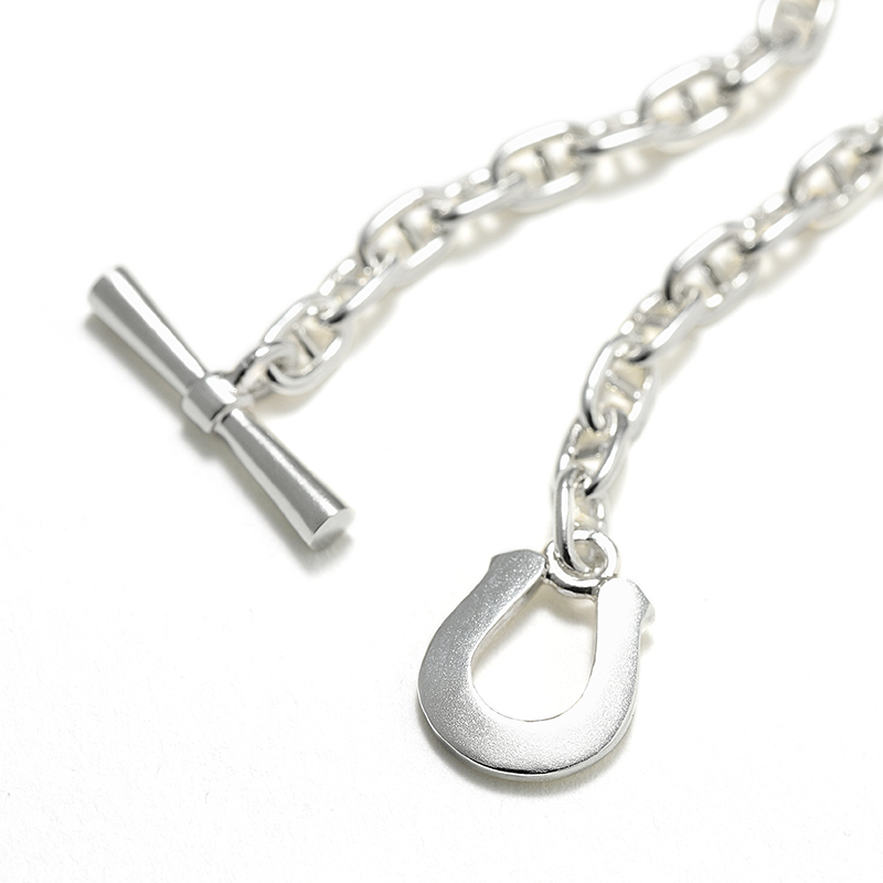 Classic Chain Necklace - Anchor - Silver