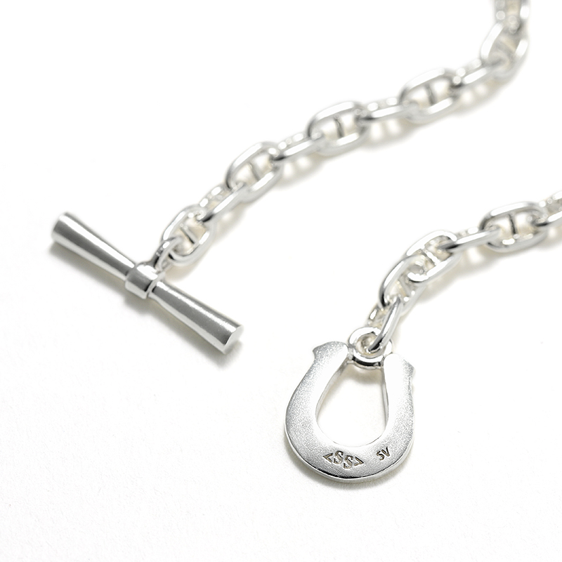 Classic Chain Necklace - Anchor - Silver