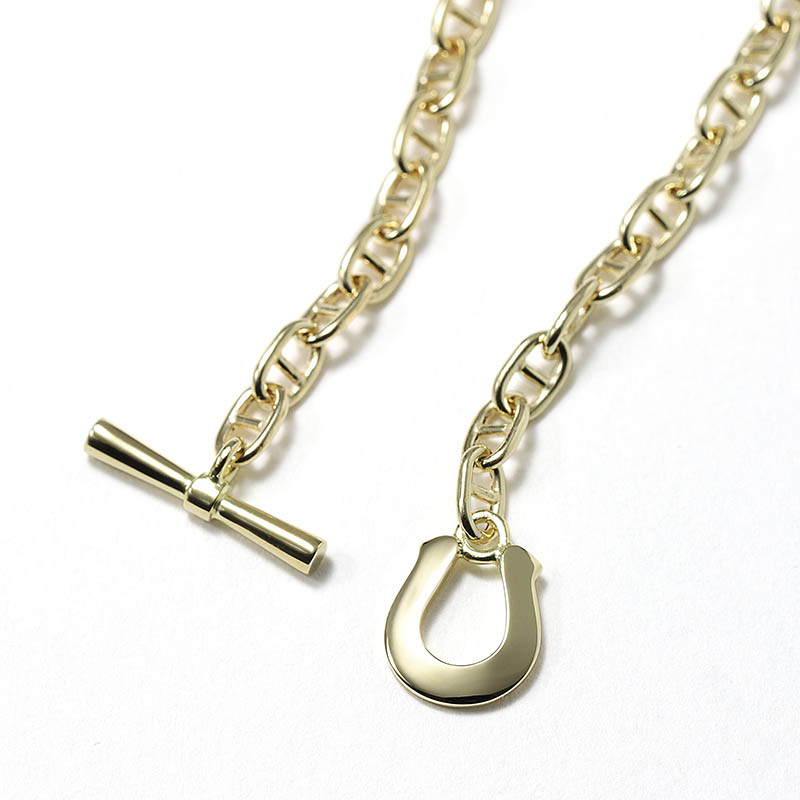 Classic Chain Necklace - Anchor - K18Yellow Gold