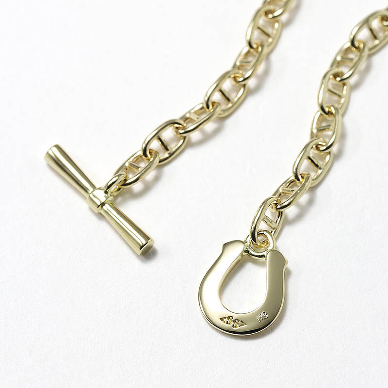 Classic Chain Necklace - Anchor - K18Yellow Gold