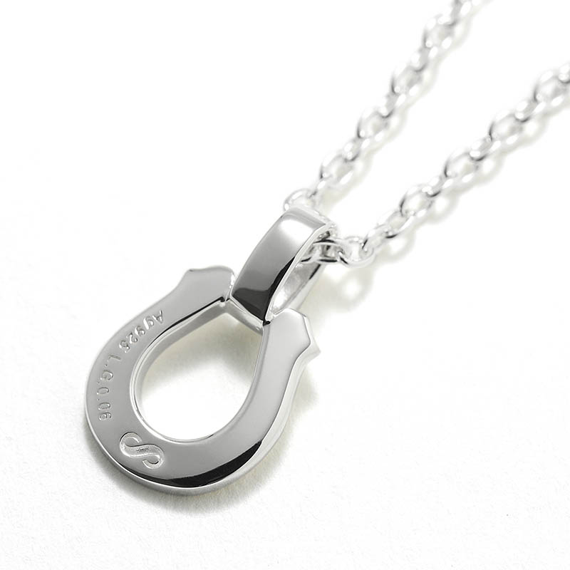 Small Horseshoe Necklace w/LG Diamond(スモールホースシューネックレス w/ラボラトリーグロウンダイヤモンド)