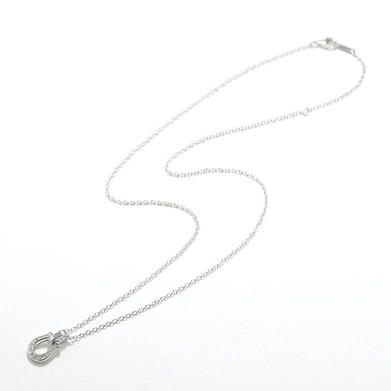 Medium Horseshoe Necklace w/LG Diamond(ミディアムホースシューネックレス w/ラボラトリーグロウンダイヤモンド)