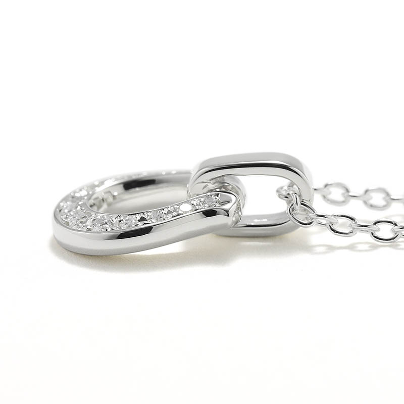 Medium Horseshoe Necklace w/LG Diamond(ミディアムホースシューネックレス w/ラボラトリーグロウンダイヤモンド)