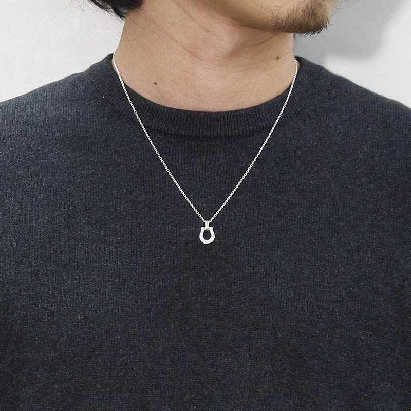 Medium Horseshoe Necklace w/LG Diamond(ミディアムホースシューネックレス w/ラボラトリーグロウンダイヤモンド)