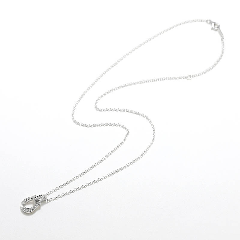 Medium Lux Horseshoe Necklace w/LG Diamond(ミディアムラックスホースシューネックレス w/ラボラトリーグロウンダイヤモンド)
