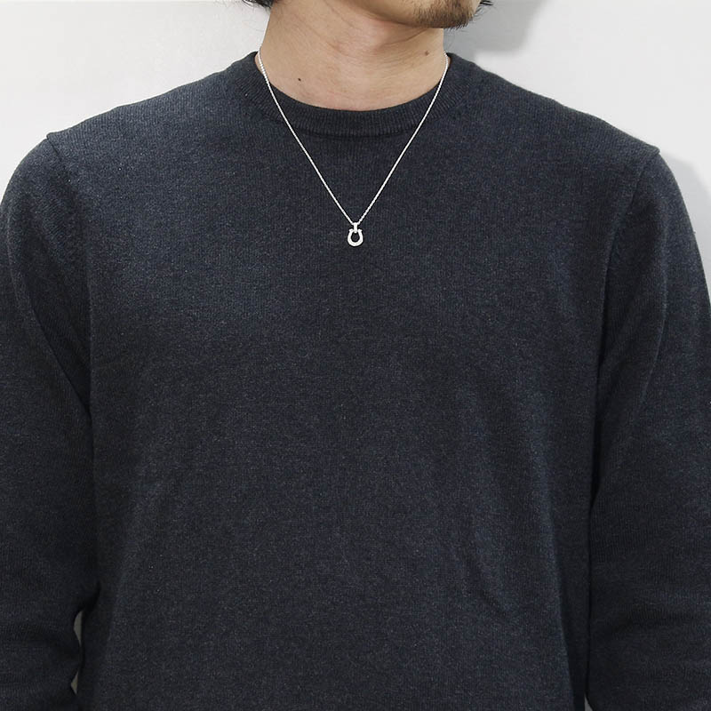 Medium Lux Horseshoe Necklace w/LG Diamond(ミディアムラックスホースシューネックレス w/ラボラトリーグロウンダイヤモンド)