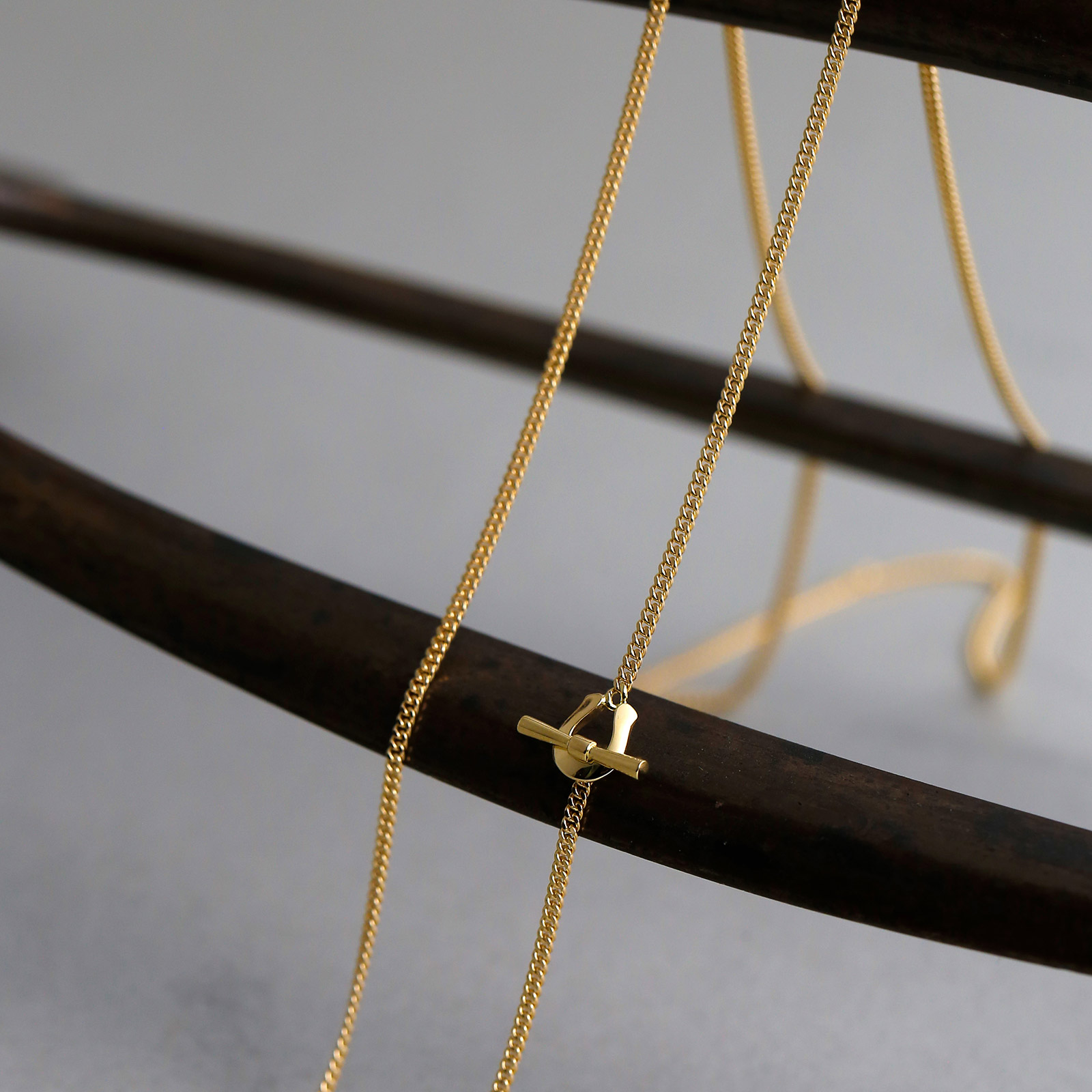 Classic Chain Necklace - Narrow - K18Yellow Gold
