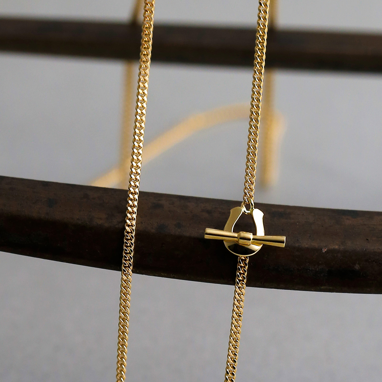 Classic Chain Necklace - Narrow - K18Yellow Gold