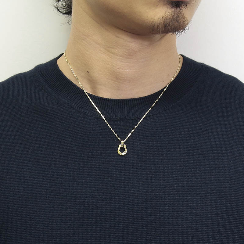 Medium Horseshoe Pendant - K18Yellow Gold