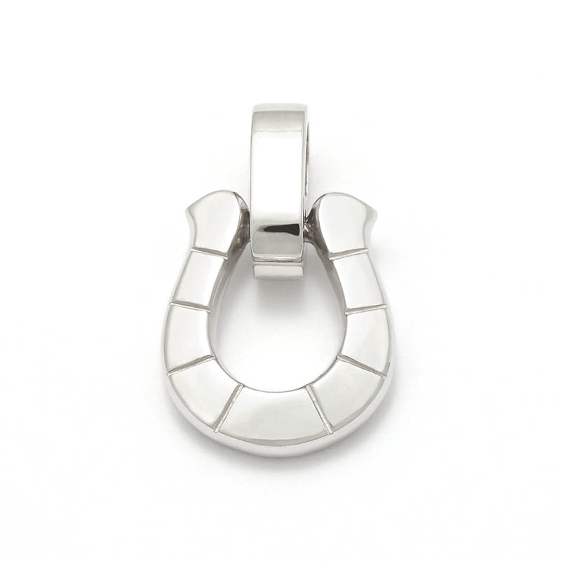 Medium Horseshoe Pendant - Silver
