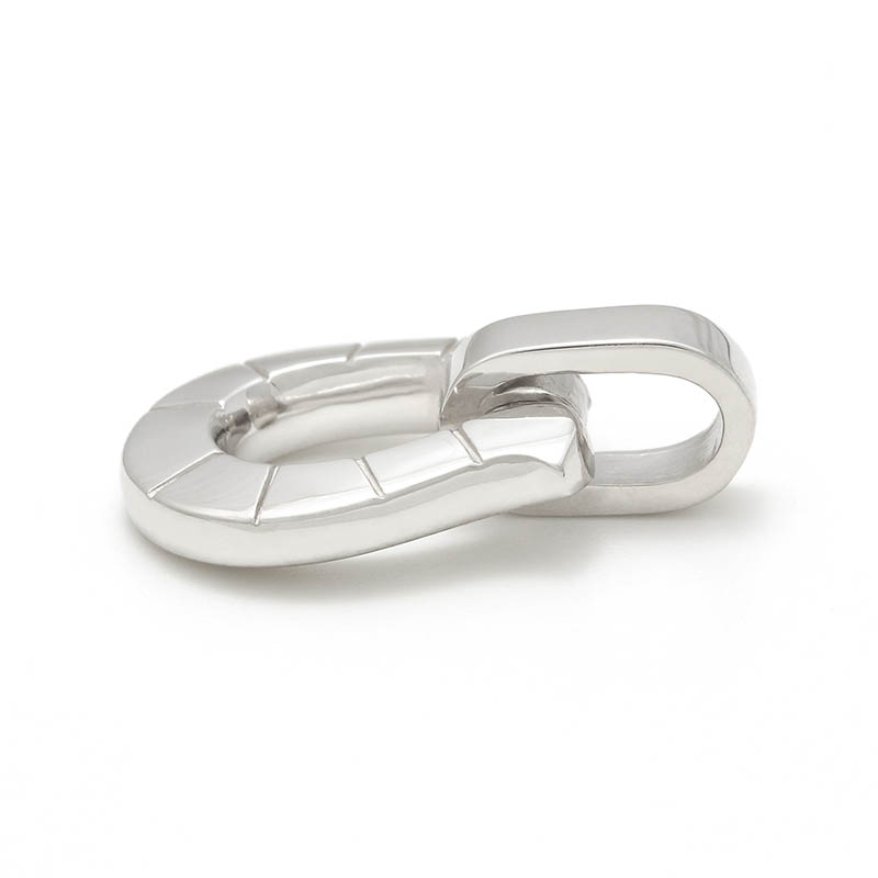 Medium Horseshoe Pendant - Silver