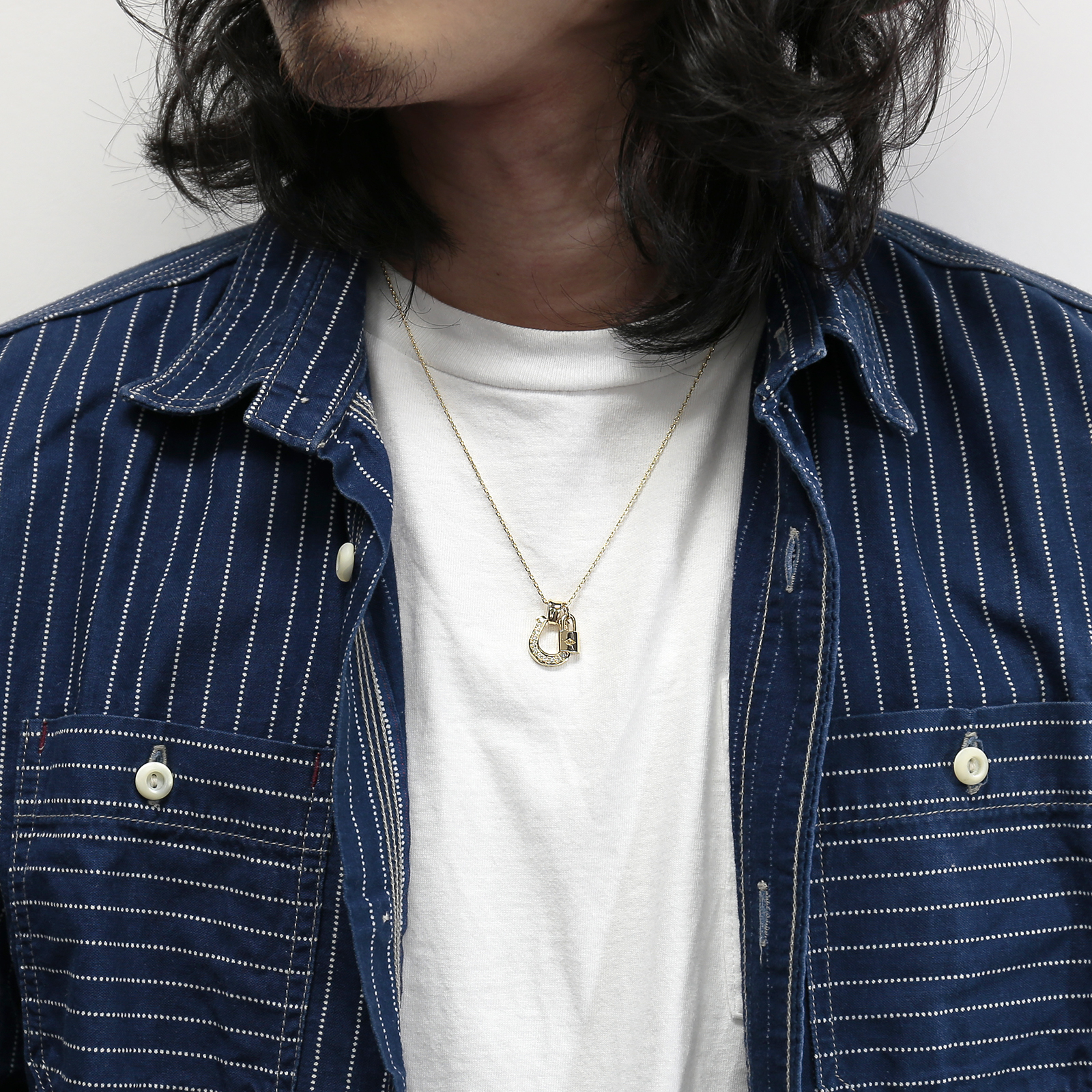 FORZA STYLE紹介商品、Safari1月号掲載、LEON10月号 K18Yellow Gold 0.42 Square  Chain（K18イエローゴールド 0.42 スクエアチェーン） SYMPATHY OF SOUL（シンパシーオブソウル）