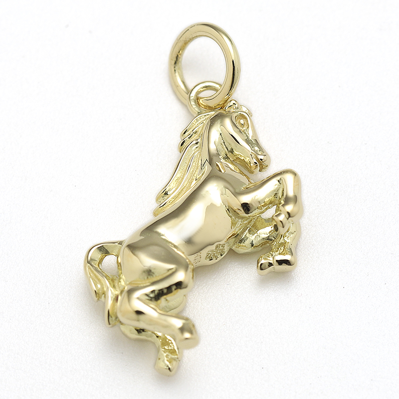 Horse Charm - K18Yellow Gold