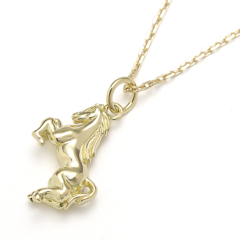 Horse Charm - K18Yellow Gold