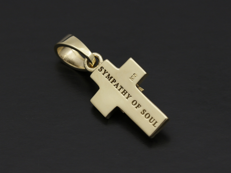 Star Cross Pendant - K10 Yellow Gold