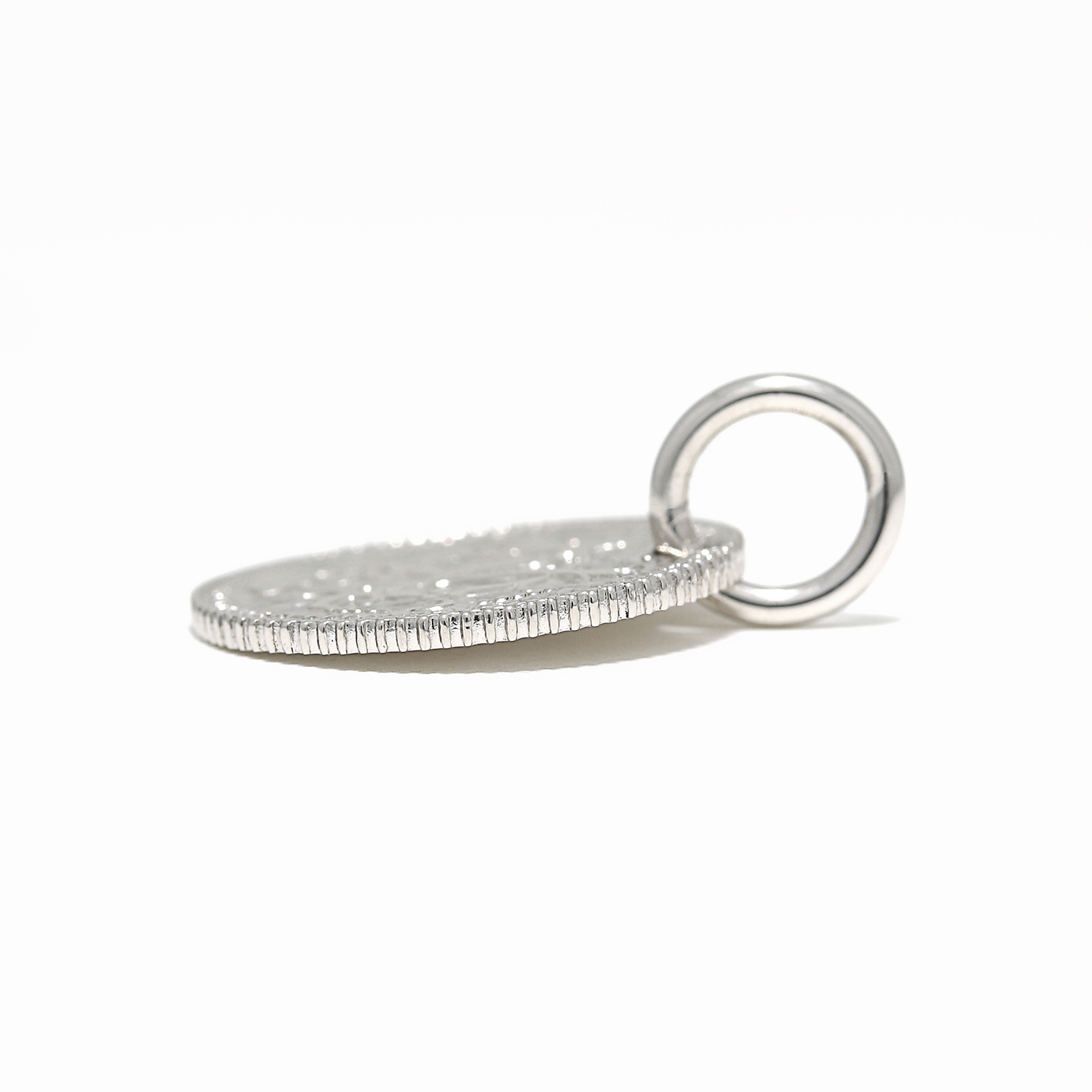 Bless Coin Charm - Silver